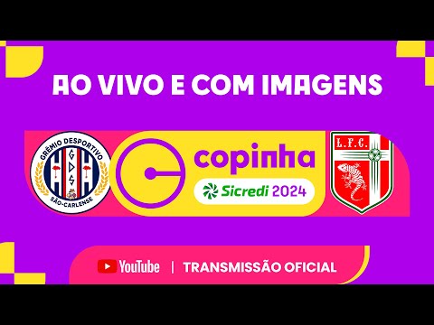 JOGO COMPLETO : GRÊMIO SÃO-CARLENSE X LAGARTO (SE) | PRIMEIRA FASE | COPINHA 2024