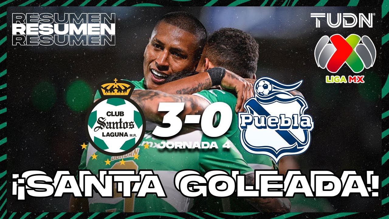 Resumen y goles | Santos 3-0 Puebla | Liga Mx – CL2024 J4