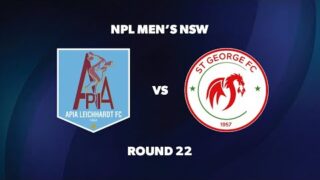 NPL Men’s NSW Round 21: APIA Leichhardt FC v St George FC