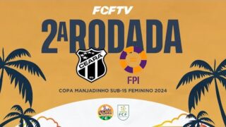 COPA MANJADINHO 2024 | 1ª RODADA – SUB 15 FEMININO | CEARÁ X FPI | 11/07/2024