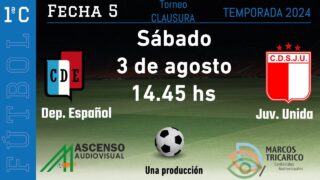 #PRIMERA C | DEP. ESPAÑOL – JUVENTUD UNIDA | FECHA 5