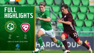 HIGHLIGHTS | Ireland U21 2-2 Latvia U21 | UEFA European Under-21 Championship Qualifier