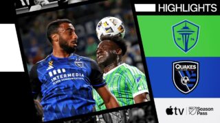 Seattle Sounders vs. San Jose Earthquakes | Morris Brace! | Full Match Highlights